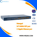 Gigabit-verwaltbarer 24-Port-Ethernet-Switch